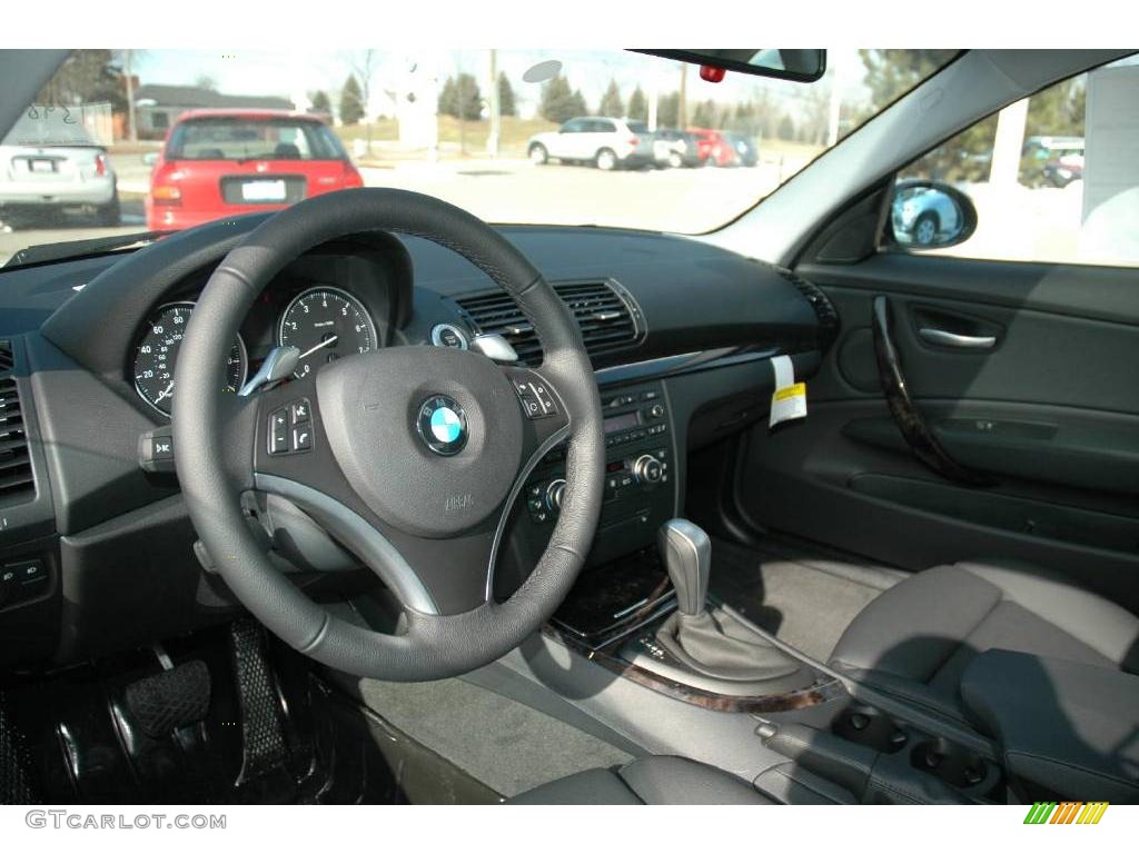 2009 1 Series 128i Coupe - Titanium Silver Metallic / Black photo #9