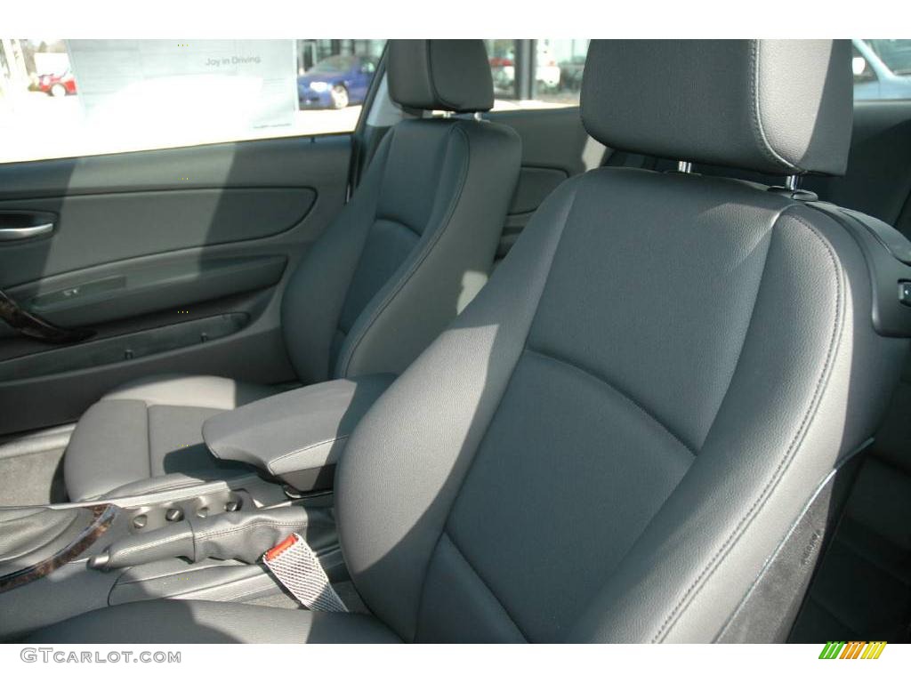 2009 1 Series 128i Coupe - Titanium Silver Metallic / Black photo #10