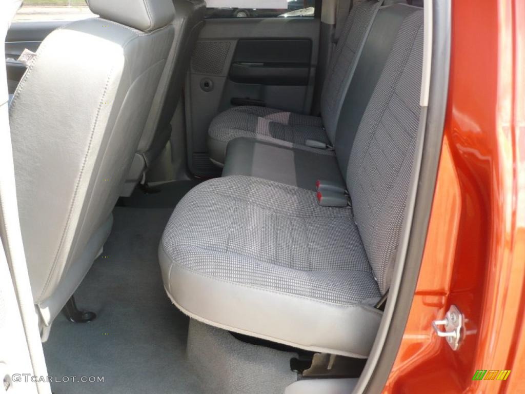2008 Ram 1500 Big Horn Edition Quad Cab 4x4 - Sunburst Orange Pearl / Medium Slate Gray photo #10