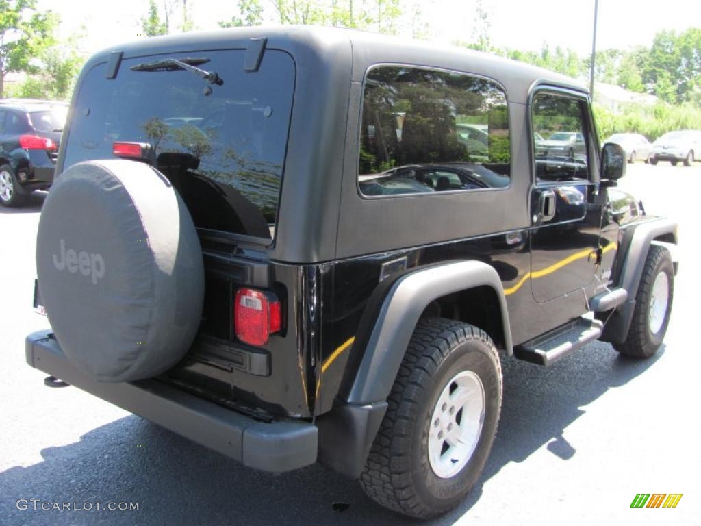 2004 Wrangler Unlimited 4x4 - Black / Dark Slate Gray photo #2