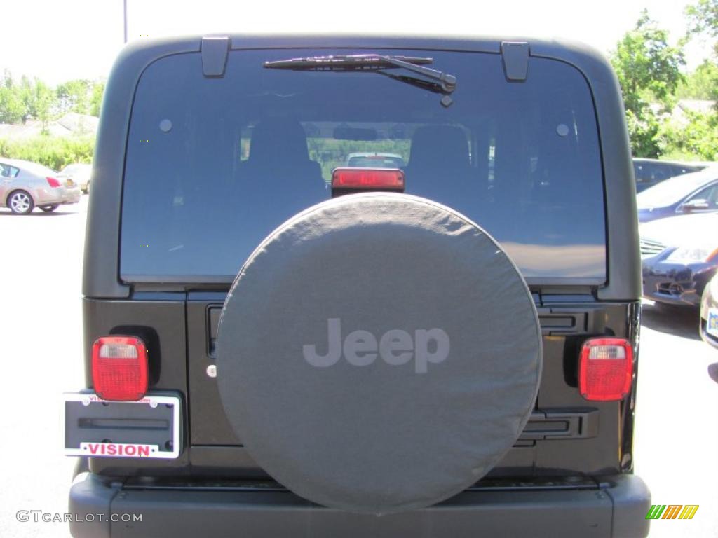 2004 Wrangler Unlimited 4x4 - Black / Dark Slate Gray photo #18