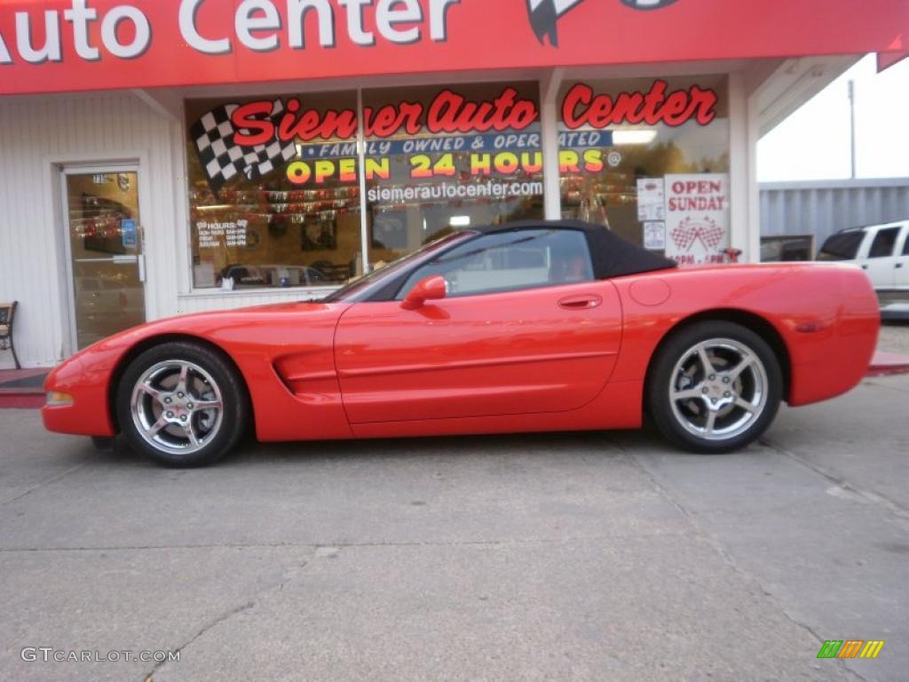 2004 Corvette Convertible - Torch Red / Torch Red photo #1