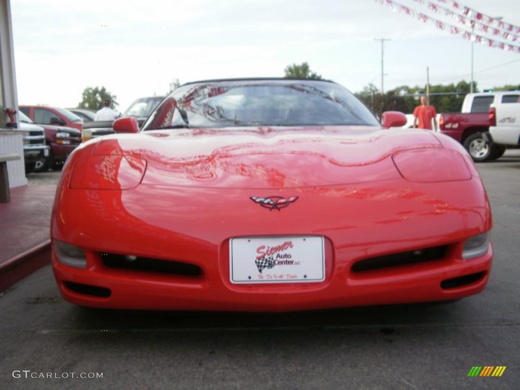 2004 Corvette Convertible - Torch Red / Torch Red photo #3