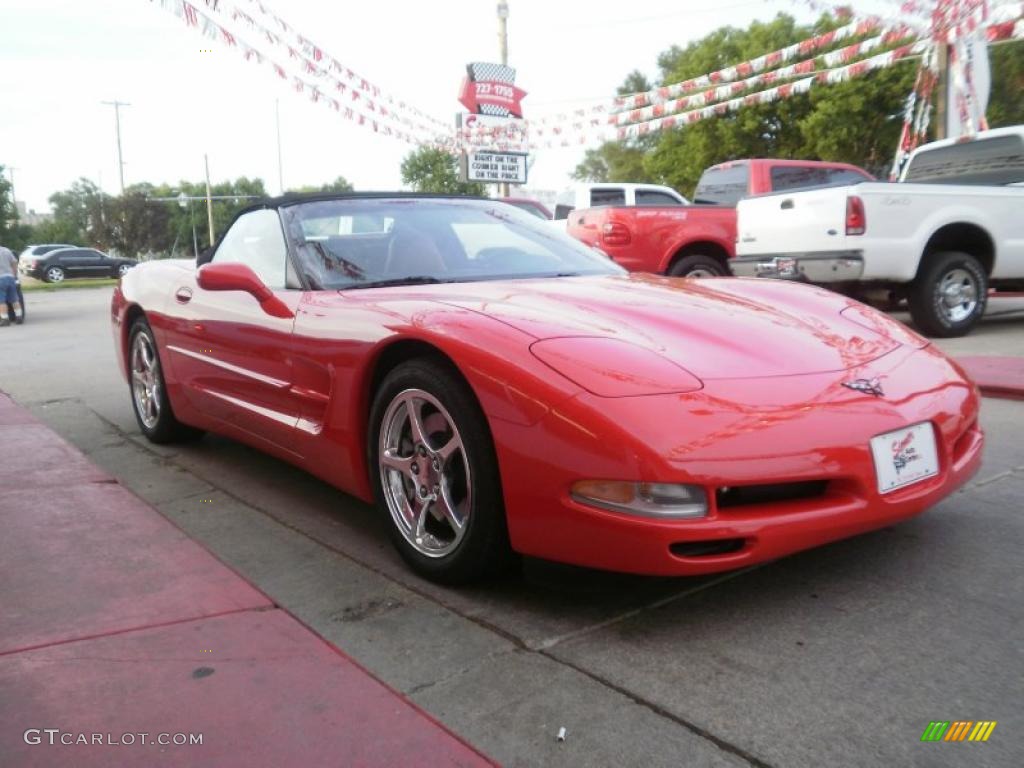 2004 Corvette Convertible - Torch Red / Torch Red photo #4