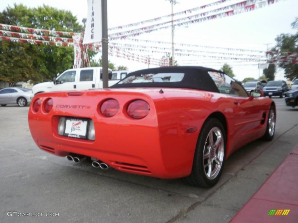 2004 Corvette Convertible - Torch Red / Torch Red photo #5