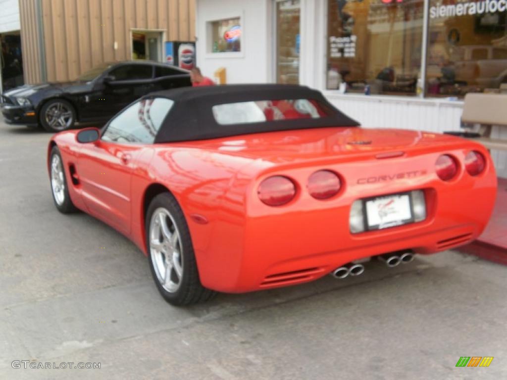 2004 Corvette Convertible - Torch Red / Torch Red photo #7