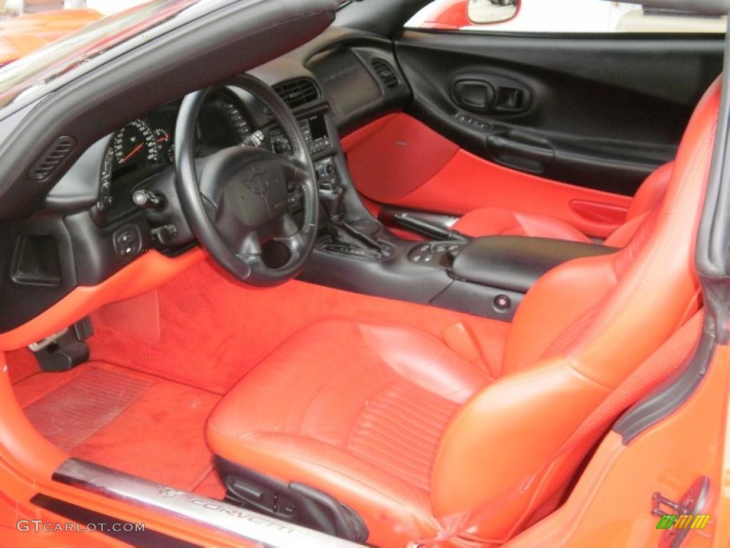 2004 Corvette Convertible - Torch Red / Torch Red photo #9