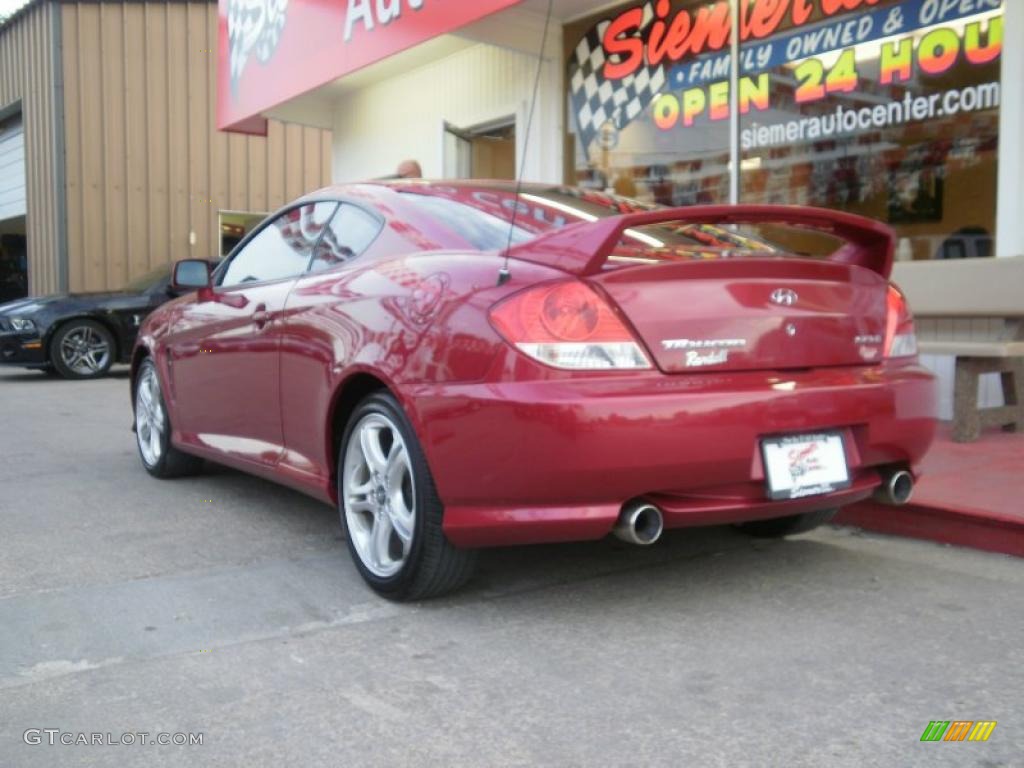 2006 Tiburon SE - Electric Red / Black/Red photo #3
