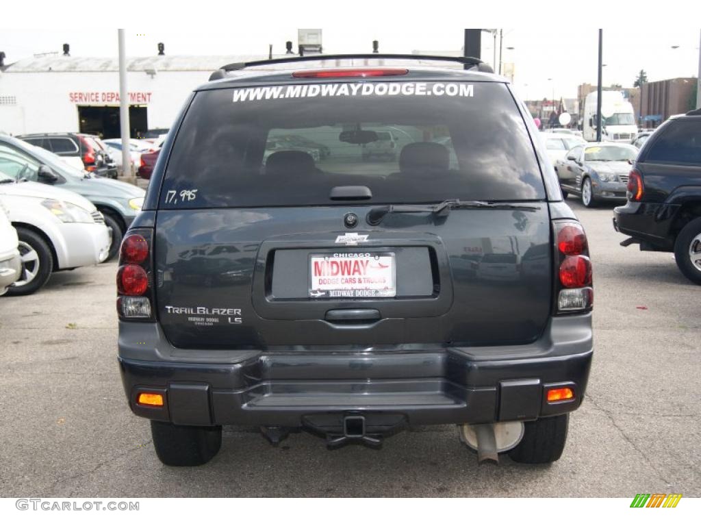 2006 TrailBlazer LS 4x4 - Dark Gray Metallic / Light Gray photo #3