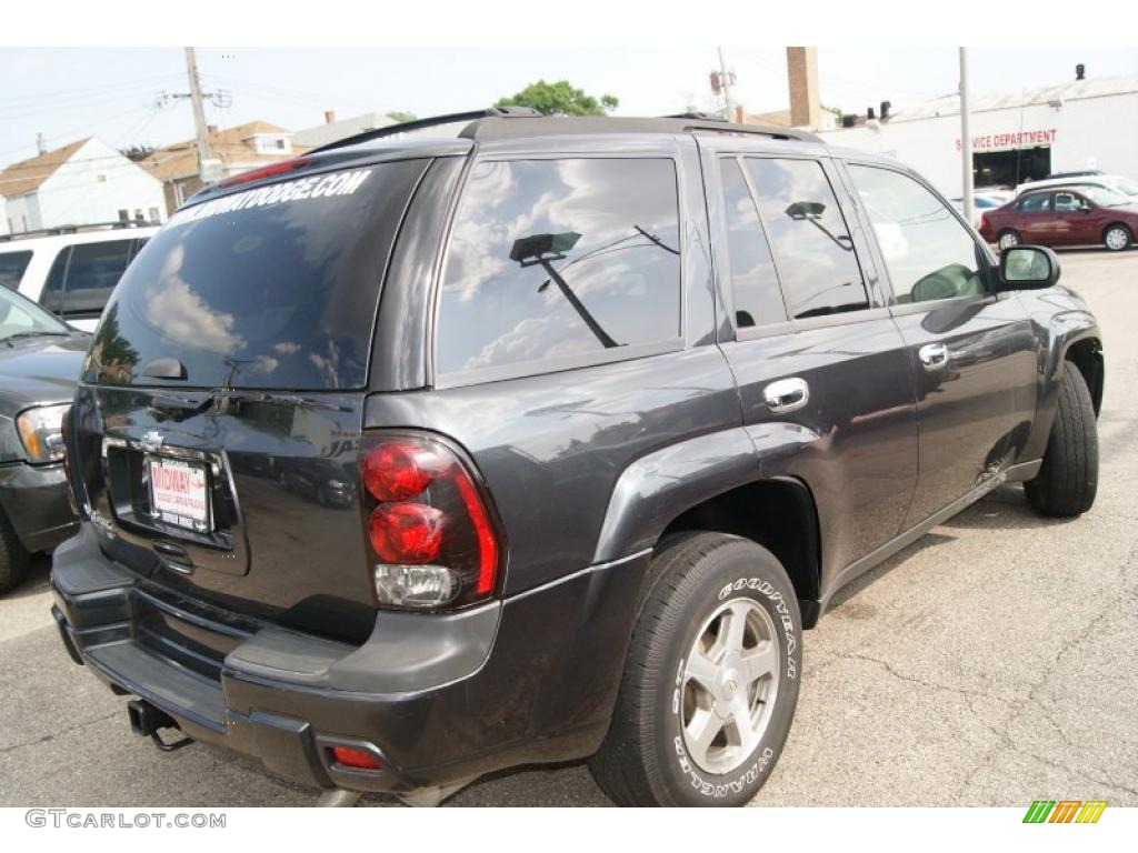 2006 TrailBlazer LS 4x4 - Dark Gray Metallic / Light Gray photo #4