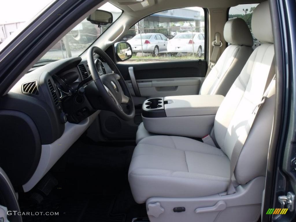 2010 Silverado 1500 LT Crew Cab 4x4 - Blue Granite Metallic / Light Titanium/Ebony photo #10