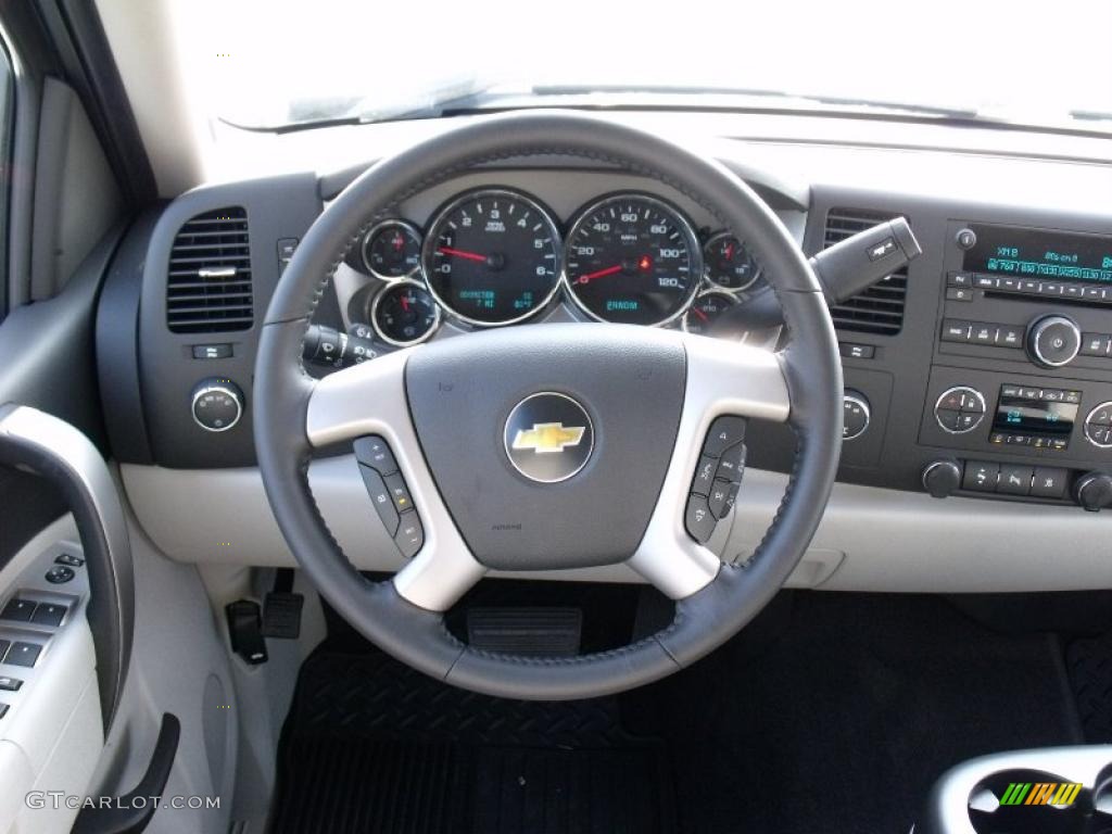 2010 Silverado 1500 LT Crew Cab 4x4 - Blue Granite Metallic / Light Titanium/Ebony photo #17