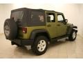 2007 Rescue Green Metallic Jeep Wrangler Unlimited Rubicon 4x4  photo #7