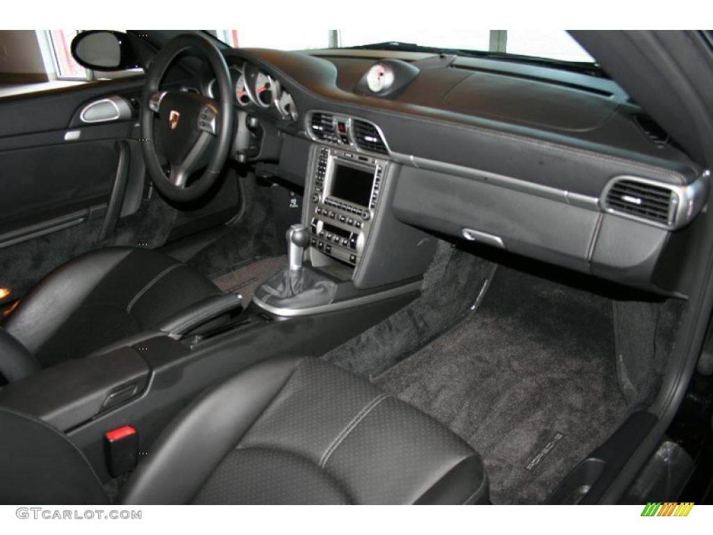 2007 911 Turbo Coupe - Black / Black photo #36