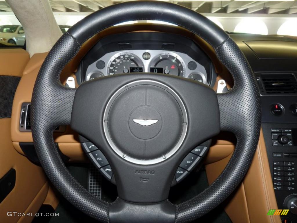 2008 V8 Vantage Roadster - Ghillies Green / Sahara Tan photo #14