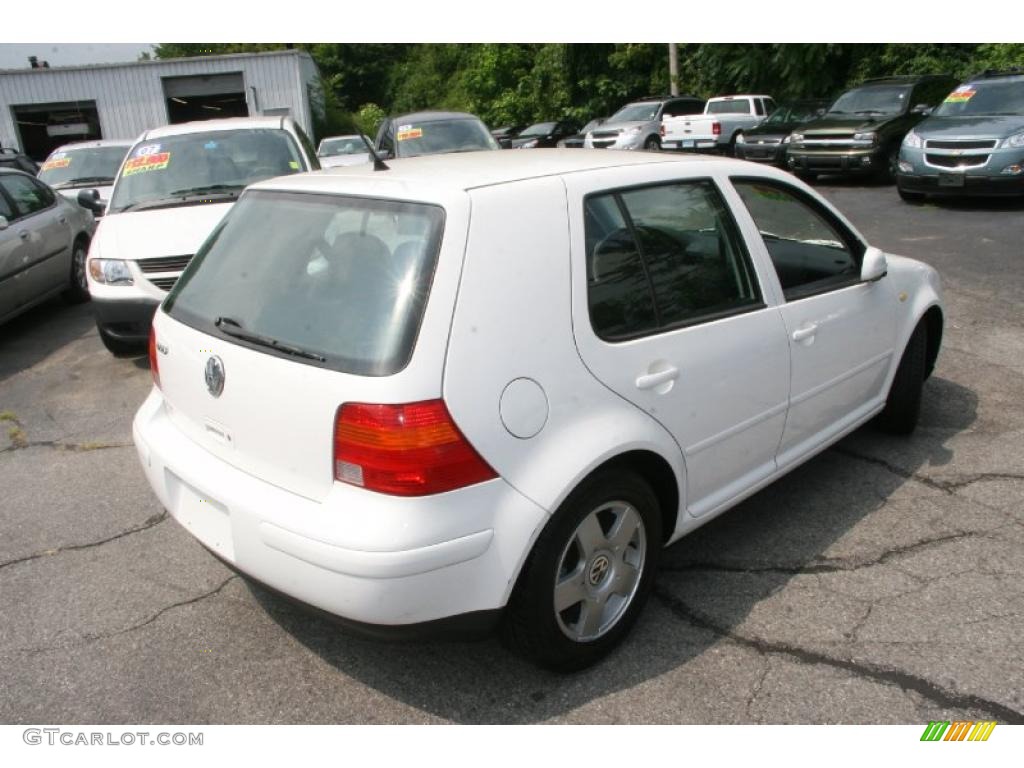 1999 Golf GLS 4 Door - Candy White / Black photo #5