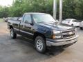 2006 Dark Blue Metallic Chevrolet Silverado 1500 Regular Cab 4x4  photo #5