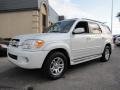 2005 Arctic Frost Pearl Toyota Sequoia Limited  photo #3