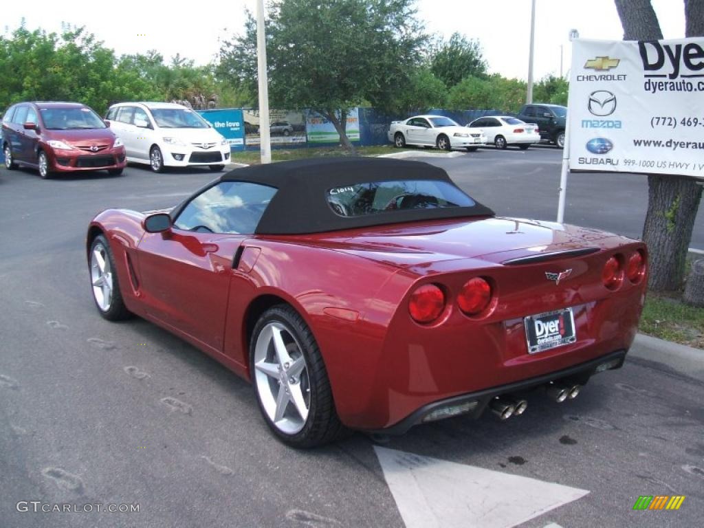 2011 Corvette Convertible - Crystal Red Tintcoat Metallic / Ebony Black photo #4