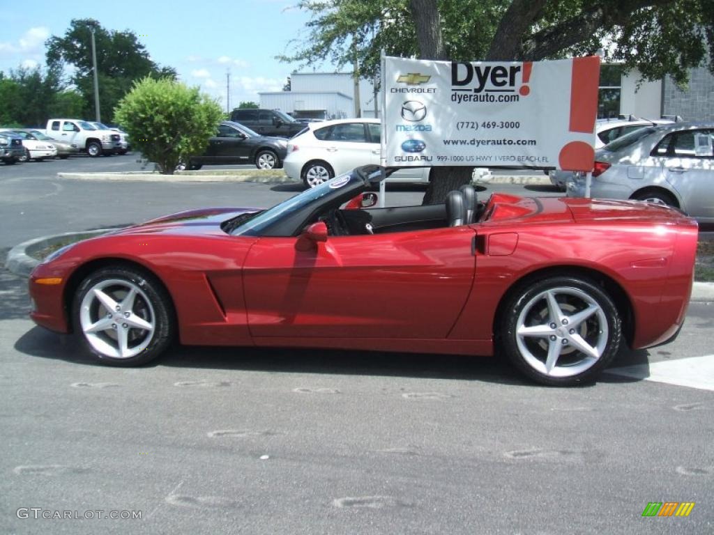2011 Corvette Convertible - Crystal Red Tintcoat Metallic / Ebony Black photo #14
