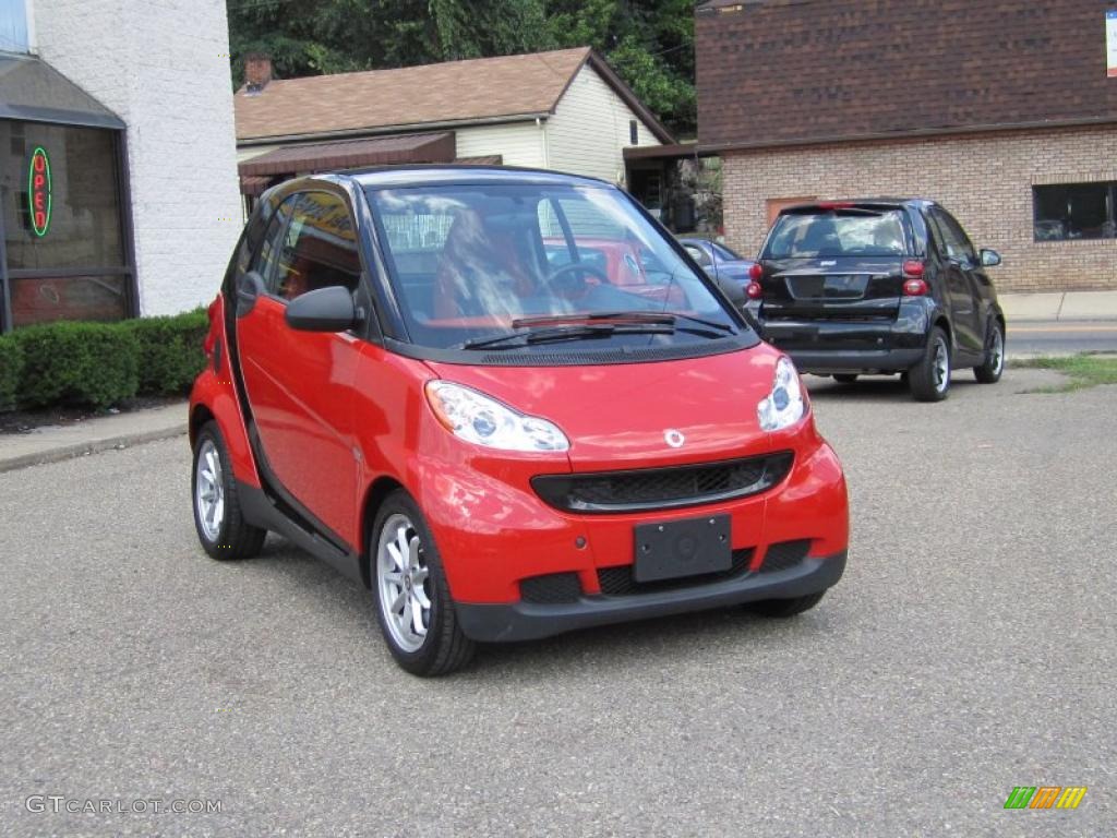 Rally Red Smart fortwo