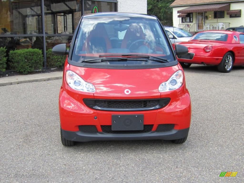 2008 fortwo passion coupe - Rally Red / Design Red photo #2