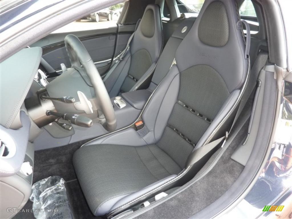 Royal Blue Silver Arrow Leather Interior 2009 Mercedes-Benz SLR McLaren Roadster Photo #34321490