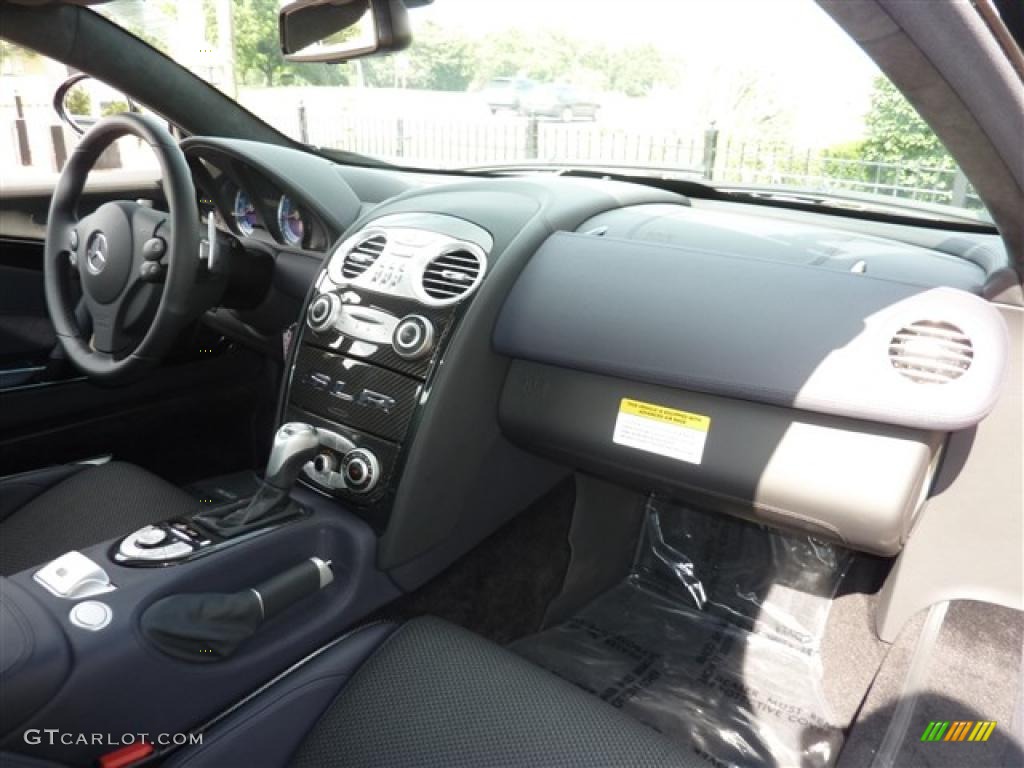 2009 Mercedes-Benz SLR McLaren Roadster Royal Blue Silver Arrow Leather Dashboard Photo #34321514