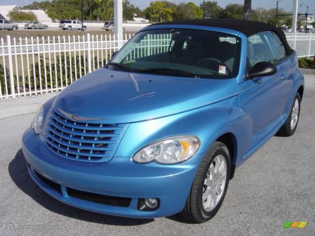 2008 PT Cruiser Touring Convertible - Surf Blue Pearl / Pastel Slate Gray photo #2