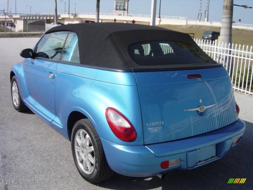2008 PT Cruiser Touring Convertible - Surf Blue Pearl / Pastel Slate Gray photo #4