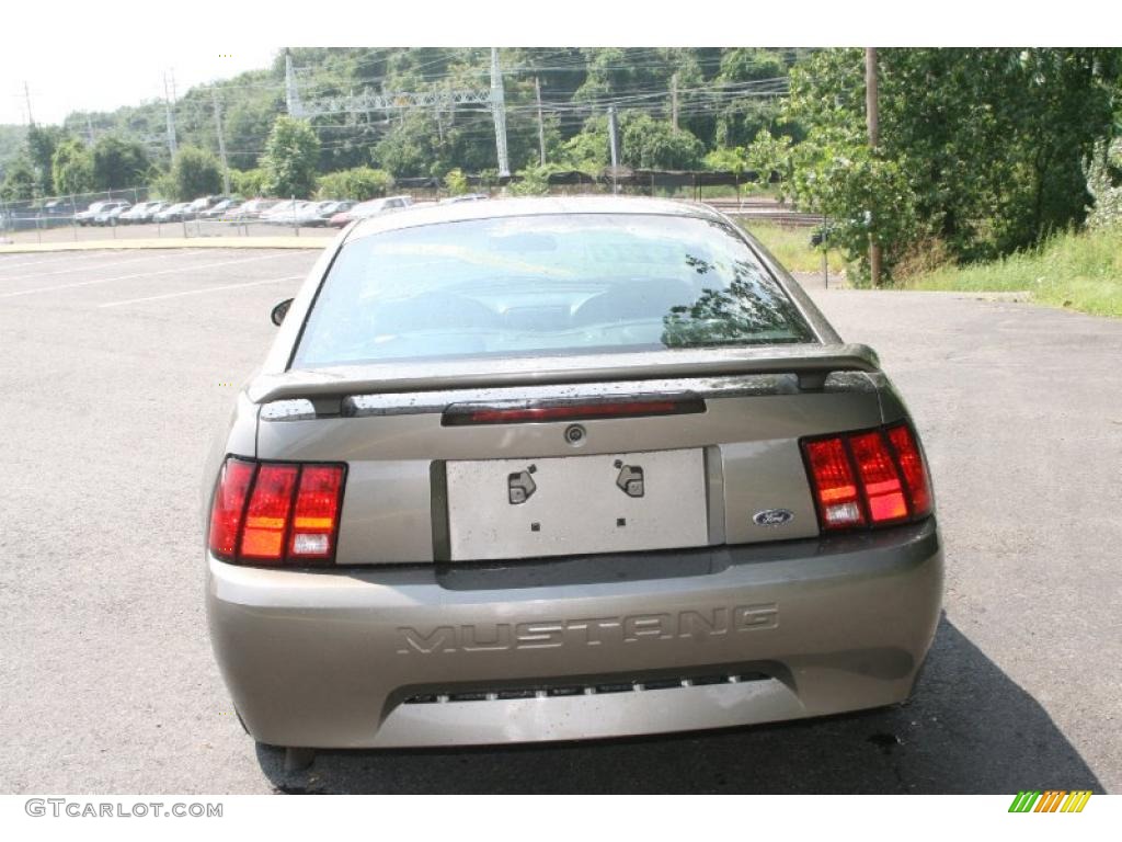 2002 Mustang V6 Coupe - Mineral Grey Metallic / Dark Charcoal photo #6