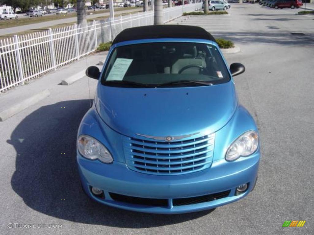 2008 PT Cruiser Touring Convertible - Surf Blue Pearl / Pastel Slate Gray photo #8