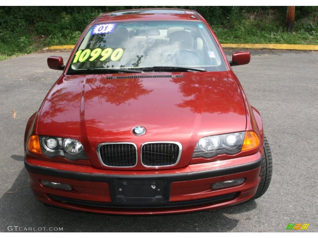 2001 3 Series 325xi Sedan - Siena Red Metallic / Sand photo #2