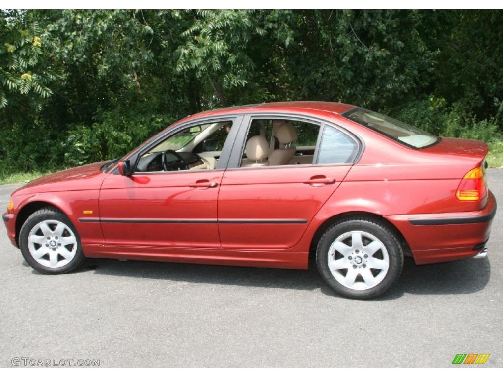 2001 3 Series 325xi Sedan - Siena Red Metallic / Sand photo #9