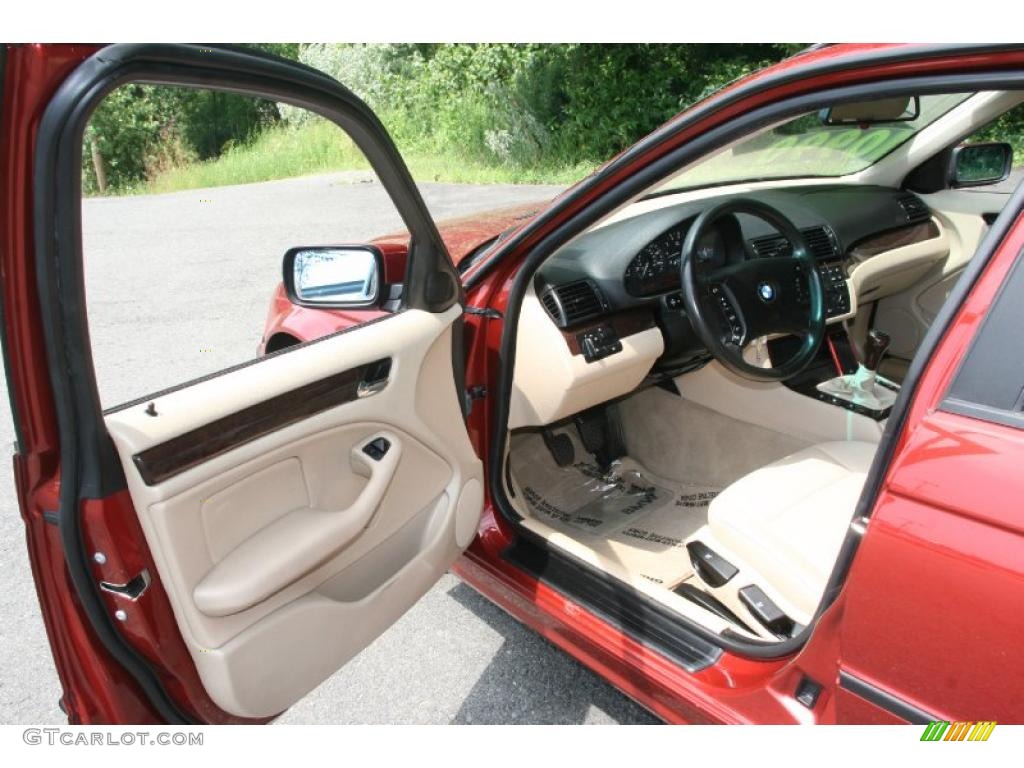 2001 3 Series 325xi Sedan - Siena Red Metallic / Sand photo #10
