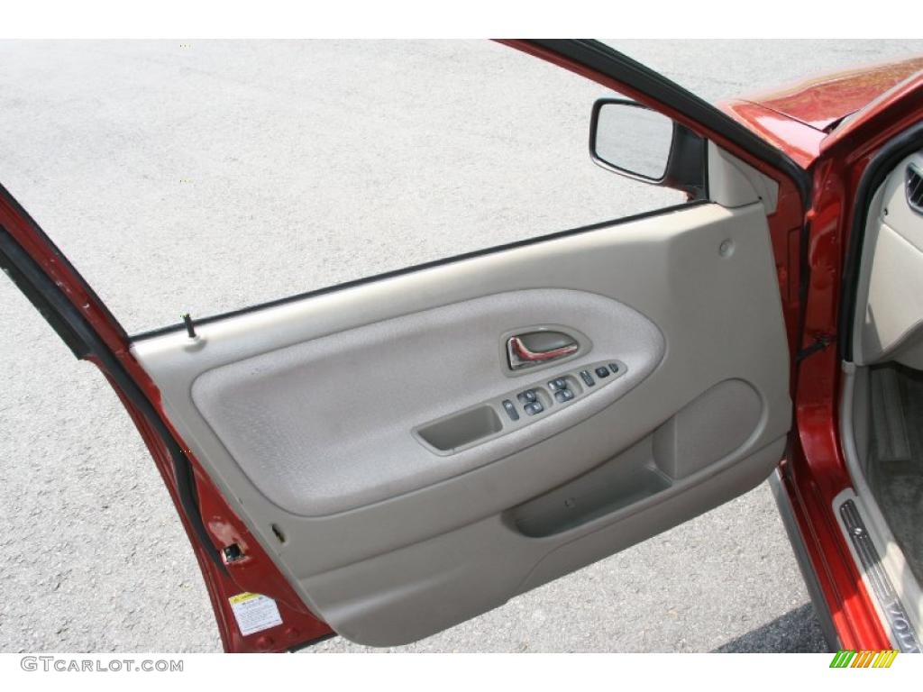 2002 V40  - Torch Red Metallic / Taupe/Light Taupe photo #13