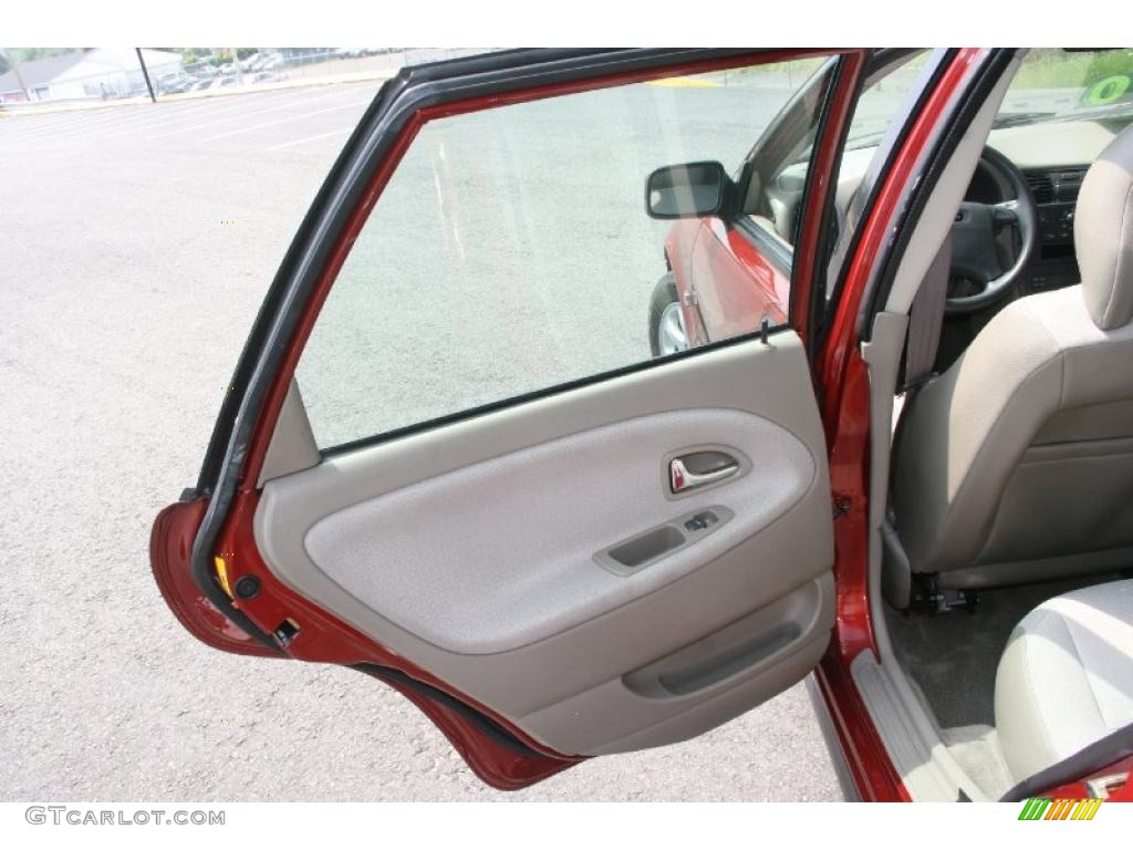 2002 V40  - Torch Red Metallic / Taupe/Light Taupe photo #14