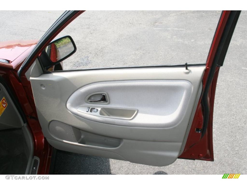 2002 V40  - Torch Red Metallic / Taupe/Light Taupe photo #16