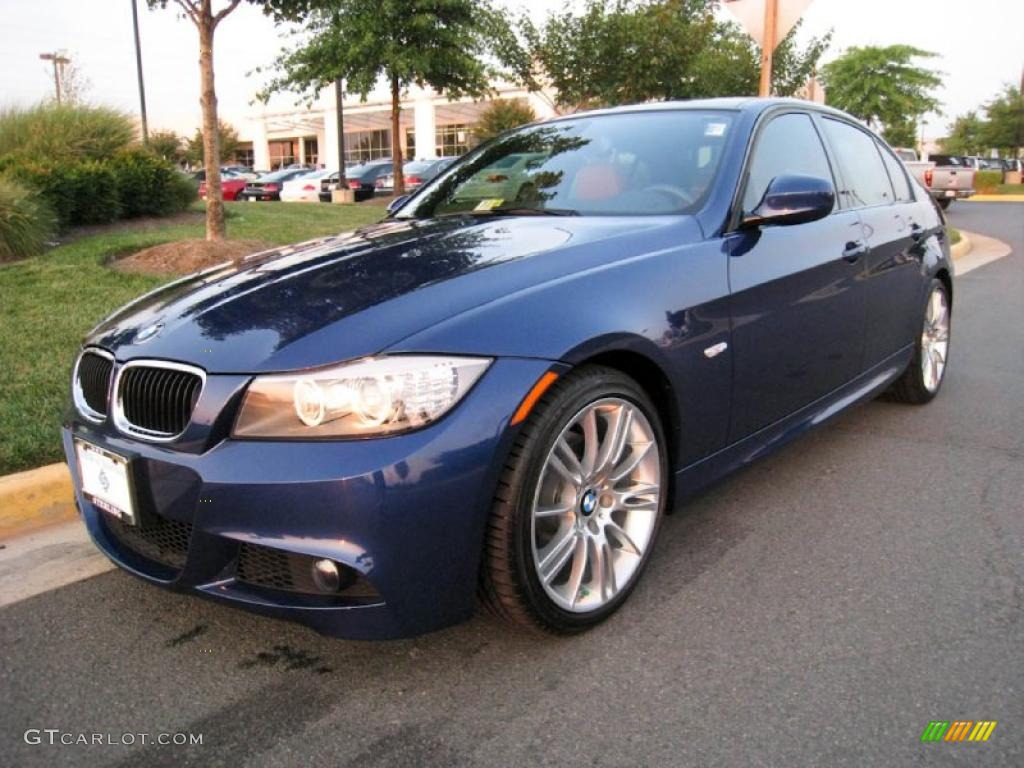 2010 3 Series 328i Sedan - Montego Blue Metallic / Saddle Brown Dakota Leather photo #2