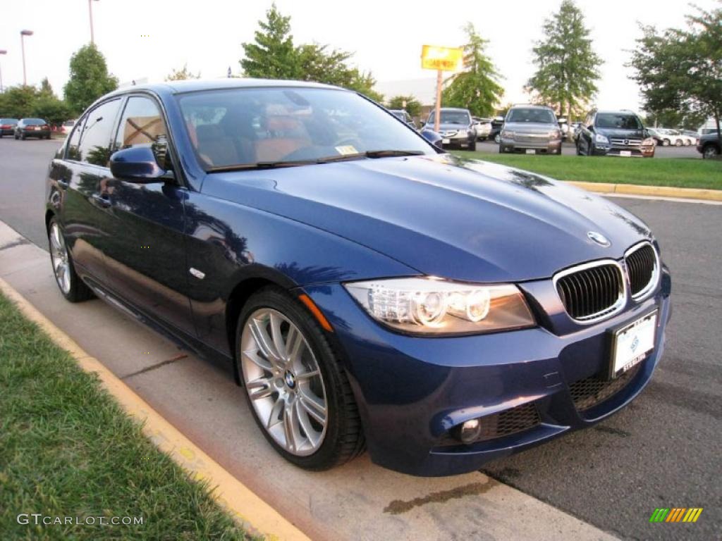 2010 3 Series 328i Sedan - Montego Blue Metallic / Saddle Brown Dakota Leather photo #8