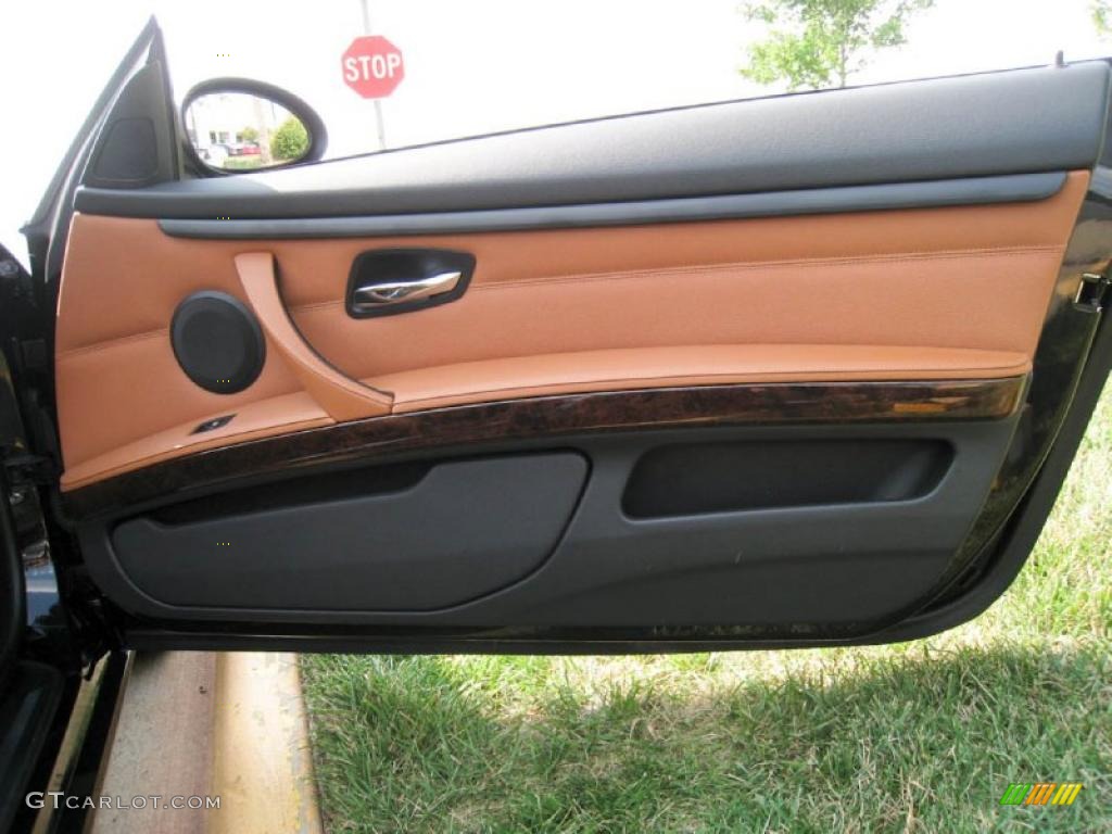 2009 3 Series 328i Convertible - Jet Black / Saddle Brown Dakota Leather photo #25