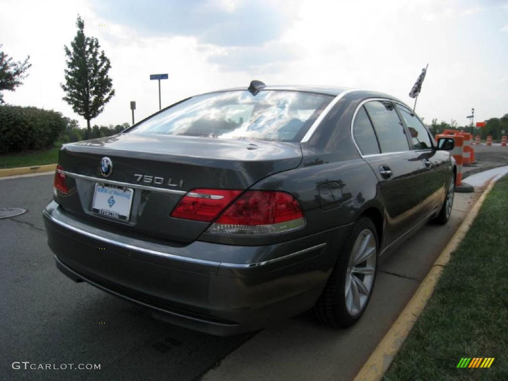 2007 7 Series 750Li Sedan - Titanium Grey Metallic / Flannel Grey photo #6