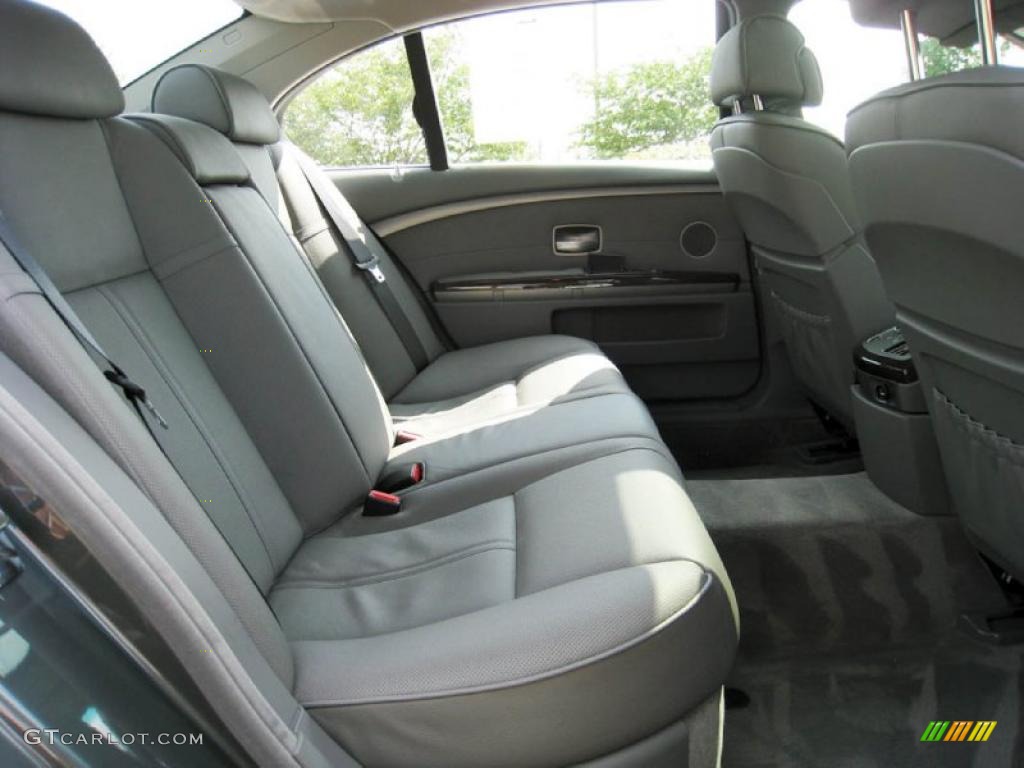 2007 7 Series 750Li Sedan - Titanium Grey Metallic / Flannel Grey photo #13