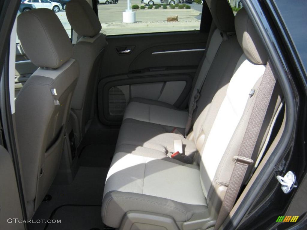 2009 Journey SXT - Brilliant Black Crystal Pearl / Pastel Pebble Beige photo #14