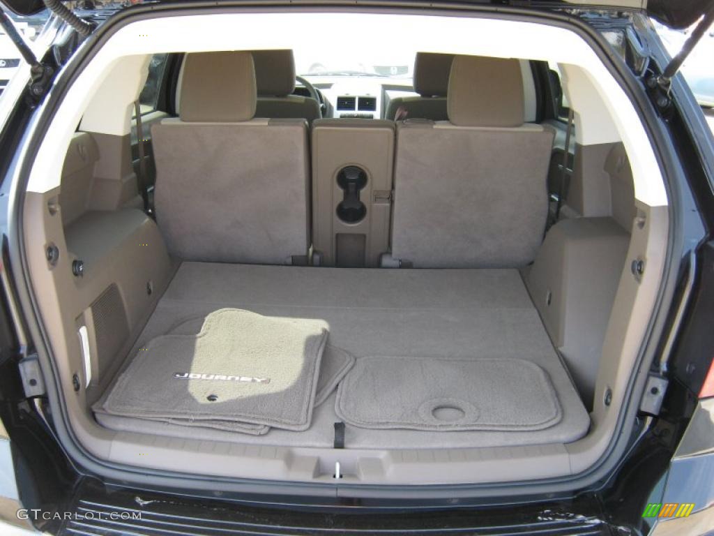 2009 Journey SXT - Brilliant Black Crystal Pearl / Pastel Pebble Beige photo #17