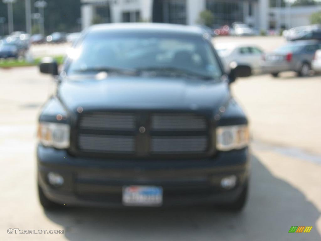 2002 Ram 1500 SLT Quad Cab - Black / Dark Slate Gray photo #8