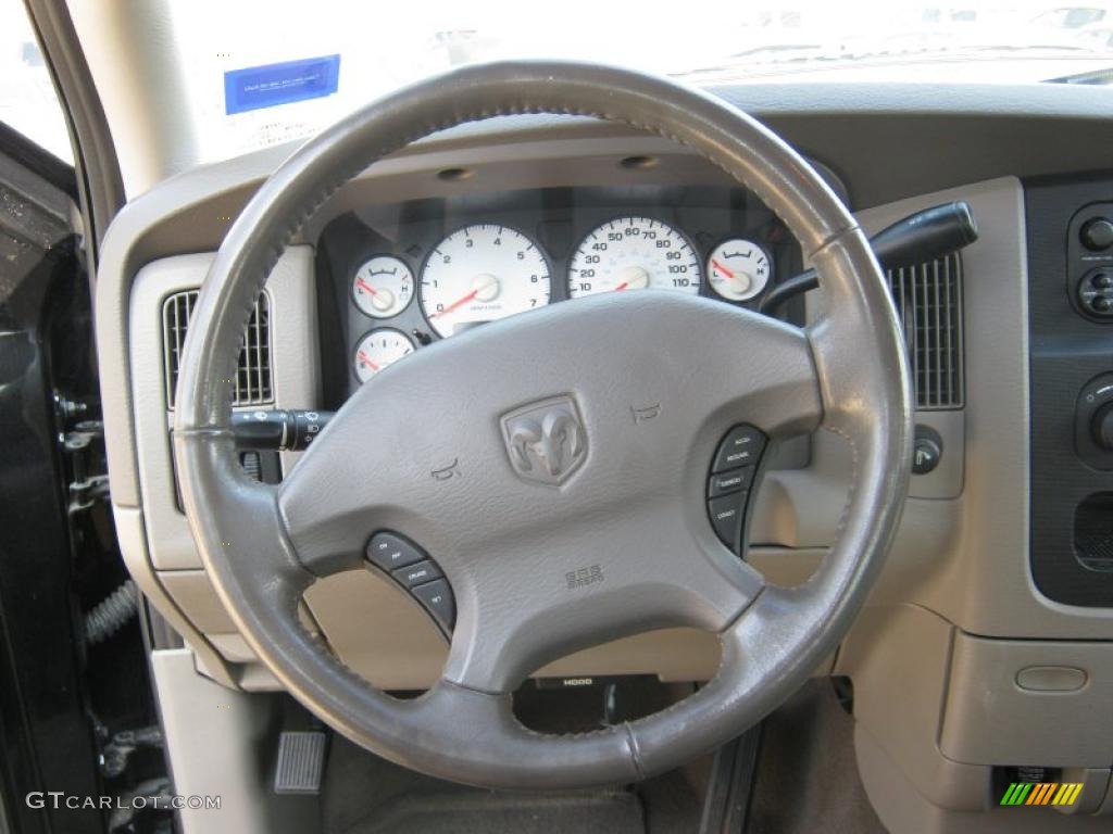 2002 Ram 1500 SLT Quad Cab - Black / Dark Slate Gray photo #10