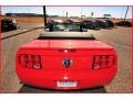 2008 Torch Red Ford Mustang V6 Deluxe Convertible  photo #25