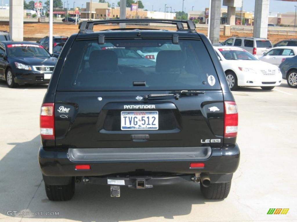 2001 Pathfinder LE - Super Black / Beige photo #4