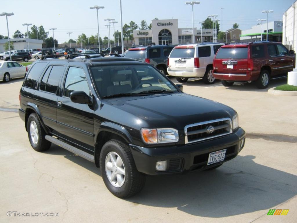 2001 Pathfinder LE - Super Black / Beige photo #7